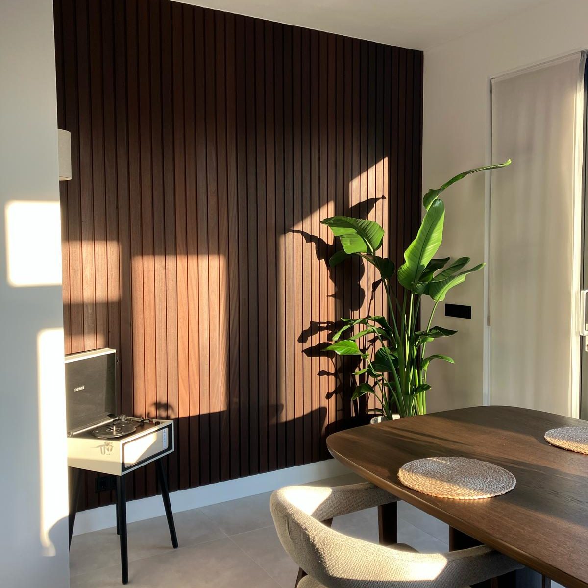 Houten gevelbekleding: Thermisch gemodificeerd ayous wandbekleding
