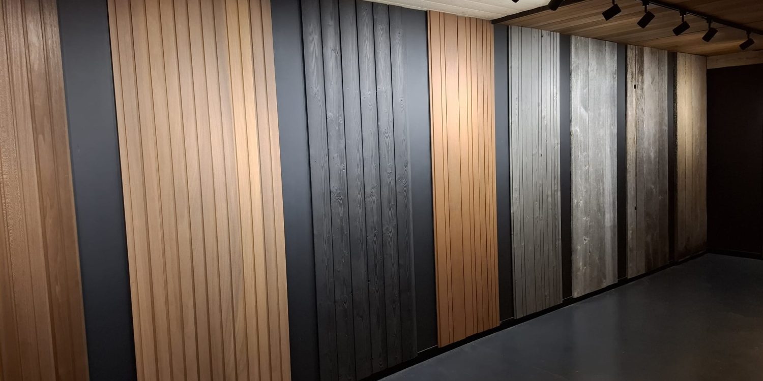 Showroom wand gevelbekleding Showroom wand gevelbekleding